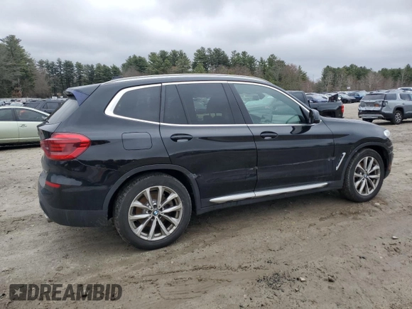 2018 BMW X3 xDrive30i with VIN 5UXTR9C50JLD72700, listed as a Copart auction lot 51927025 with 100,638 mi miles and Salvage Title. Bid and sale history available at DreamBid. Image 3.