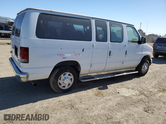 2005 Ford Econoline Passenger XL with VIN 1FBNE31L95HB31135, listed as a Copart auction lot 76639724 with 104,105 mi miles and Clean Title. Bid and sale history available at carsss.com. Image 3.