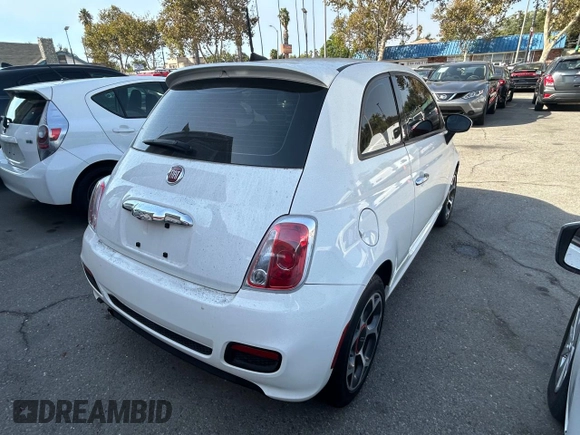 2016 FIAT 500 Sport with VIN 3C3CFFBR2GT176995, listed as a Copart auction lot 77235214 with 53,990 mi miles and Clean title. Bid and sale history available at DreamBid. Image 4.