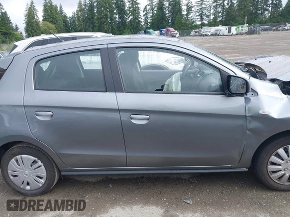 2021 Mitsubishi Mirage ES z VIN ML32AUHJ5MH014447, wystawiony jako IAAI lot #42429043 z przebiegiem 54 147 mil mil oraz . Historia ofert i sprzedaży dostępna na DreamBid. Obrazek 13.