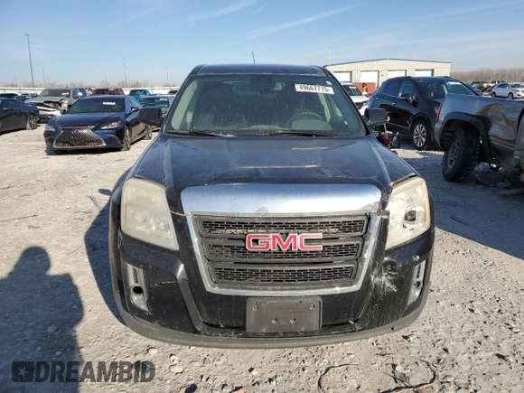 2013 GMC Terrain SLE with VIN 2GKALMEK6D6168112, listed as a Copart auction lot 49667715 with 157,158 mi miles and Salvage Title. Bid and sale history available at carsss.com. Image 5.