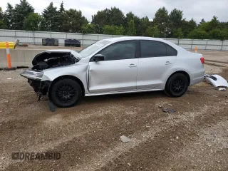 2014 Volkswagen Jetta S with VIN 3VW2K7AJ0EM300156, listed as a Copart auction lot 58340525 with 87,174 mi miles and Salvage title. Bid and sale history available at DreamBid. Image 1.