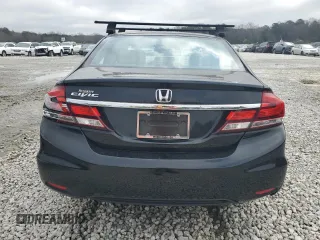 2015 Honda Civic LX with VIN 19XFB2F51FE037237, listed as a Copart auction lot 49031035 with Not Provided miles and Salvage Title. Bid and sale history available at carsss.com. Image 6.