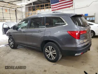 2016 Honda Pilot EX-L with VIN 5FNYF6H56GB097320, listed as a Copart auction lot 49472715 with 179,783 mi miles and Salvage Title. Bid and sale history available at DreamBid. Image 2.