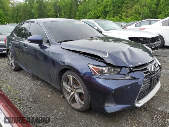 2017 Lexus IS 300 with VIN JTHCM1D21H5015347, listed as a Copart auction lot 58193185 with 96,264 mi miles and Clean title. Bid and sale history available at DreamBid. Image 4.