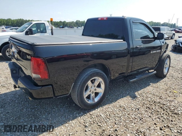 2012 Ram 1500 Express with VIN 3C6JD6AT1CG162778, listed as a Copart auction lot 59960355 with 94,441 mi miles and Salvage title. Bid and sale history available at DreamBid. Image 3.