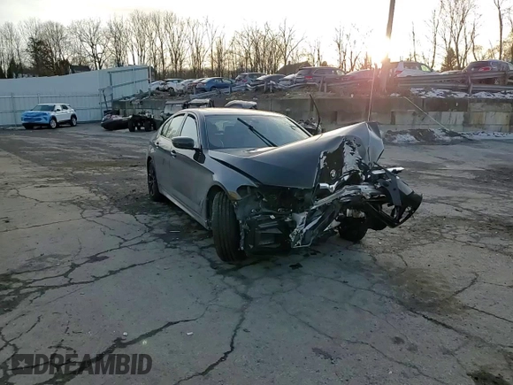 2023 BMW 5 Series 540i xDrive with VIN WBA73BJ01PCL40246, listed as a Copart auction lot 42847975 with Not Provided miles and Salvage Title. Bid and sale history available at carsss.com. Image 11.