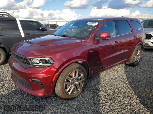 2022 Dodge Durango R/T Plus with VIN 1C4SDJCT0NC222634, listed as a Copart auction lot 85609924 with 26,692 mi miles and Salvage title. Bid and sale history available at DreamBid. Image 1.