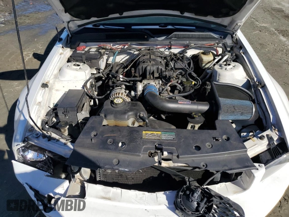 2007 Ford Mustang Deluxe with VIN 1ZVFT80N875311830, listed as a Copart auction lot 87480934 with 204,184 mi miles and Salvage Title. Bid and sale history available at carsss.com. Image 11.