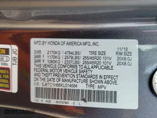 2019 Acura RDX w/A-Spec Pkg with VIN 5J8TC1H66KL014684, listed as a Copart auction lot 42556565 with 96,793 mi miles and Salvage Title. Bid and sale history available at carsss.com. Image 14.