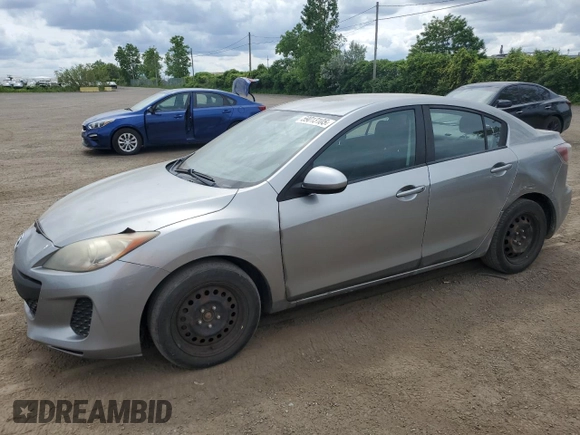 2012 Mazda 3 i Sport z VIN JM1BL1UF9C1587155, wystawiony jako Copart lot #59013105 z przebiegiem 188 233 mil mil oraz Szkoda całkowita • Salvage title. Historia ofert i sprzedaży dostępna na DreamBid. Obrazek 1.