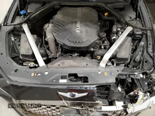 2019 Genesis G70 Advanced with VIN KMTG34LE4KU037330, listed as a Copart auction lot 79663204 with 68,481 mi miles and Salvage Title. Bid and sale history available at DreamBid. Image 11.