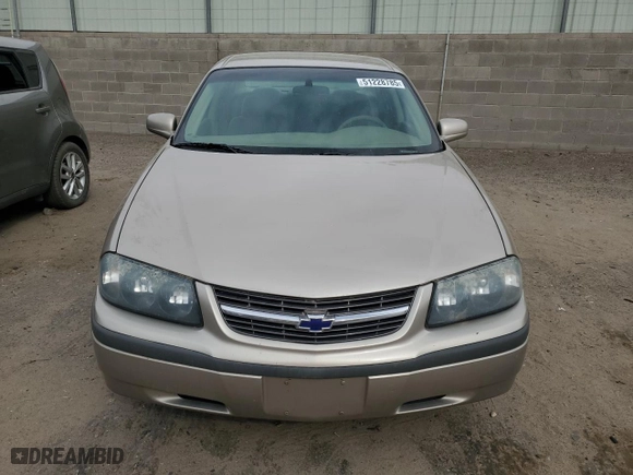 2003 Chevrolet Impala with VIN 2G1WF52E539411346, listed as a Copart auction lot 51228785 with 205,619 mi miles and Clean Title. Bid and sale history available at carsss.com. Image 5.