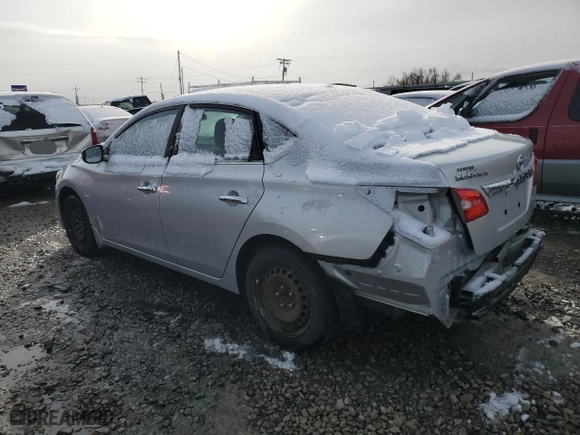2016 Nissan Sentra SV with VIN 3N1AB7APXGL638047, listed as a Copart auction lot 48248955 with NaN miles and Salvage Title. Bid and sale history available at carsss.com. Image 2.