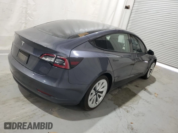 2022 Tesla Model 3 with VIN 5YJ3E1EA7NF289487, listed as a Copart auction lot 55527845 with 151,403 mi miles and Clean Title. Bid and sale history available at DreamBid. Image 3.