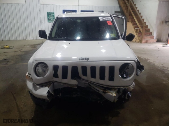 2016 Jeep Patriot 75th Anniversary with VIN 1C4NJRBBXGD741989, listed as a Copart auction lot 83737934 with 0 mi miles and Salvage Title. Bid and sale history available at carsss.com. Image 5.
