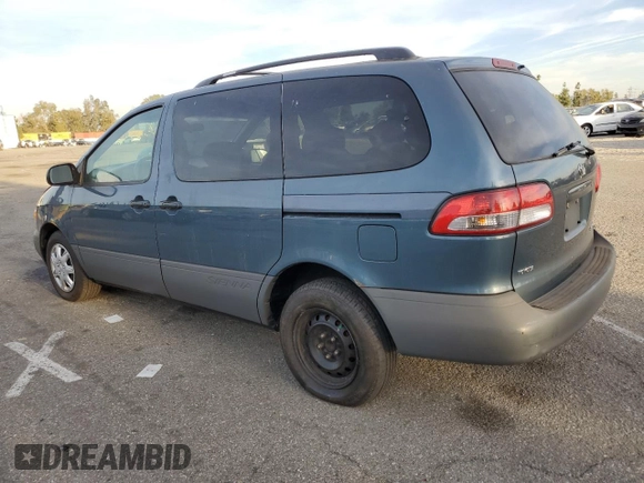 2003 Toyota Sienna CE z VIN 4T3ZF19CX3U539489, wystawiony jako Copart lot #42619745 z przebiegiem 216 284 mil mil oraz Szkoda całkowita • Salvage title. Historia ofert i sprzedaży dostępna na DreamBid. Obrazek 2.