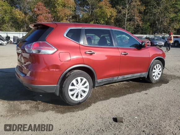 2016 Nissan Rogue S with VIN 5N1AT2MN4GC886454, listed as a Copart auction lot 82866534 with 199,790 mi miles and Salvage Title. Bid and sale history available at carsss.com. Image 3.