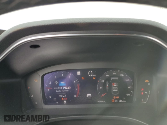 2023 Acura Integra Technology with VIN 19UDE4H62PA005399, listed as a Copart auction lot 56639145 with 51,340 mi miles and Salvage title. Bid and sale history available at DreamBid. Image 9.