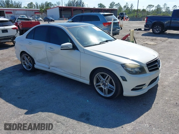 2011 Mercedes-Benz C-Class C 300 Sport with VIN WDDGF5EB3BR152220, listed as a IAAI auction lot 42030611 with 133,702 mi miles. Bid and sale history available at carsss.com. Image 1.