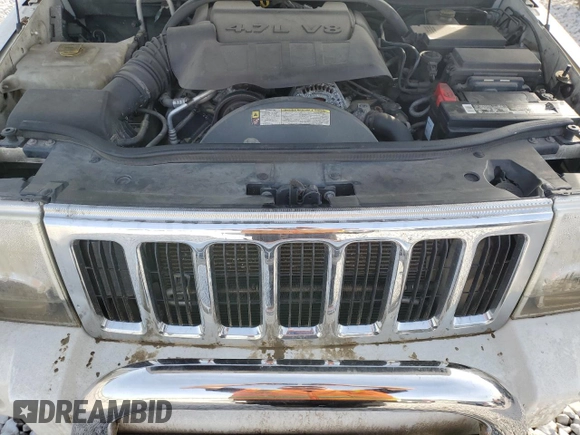 2008 Jeep Commander Limited with VIN 1J8HG58N48C154015, listed as a Copart auction lot 53532365 with 203,218 mi miles and Salvage title. Bid and sale history available at DreamBid. Image 12.