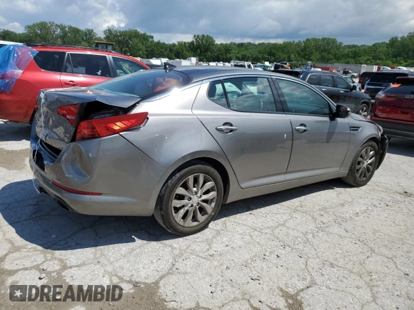 2013 Kia Optima EX with VIN 5XXGN4A7XDG222620, listed as a Copart auction lot 54328614 with 157,765 mi miles and Salvage title. Bid and sale history available at DreamBid. Image 3.