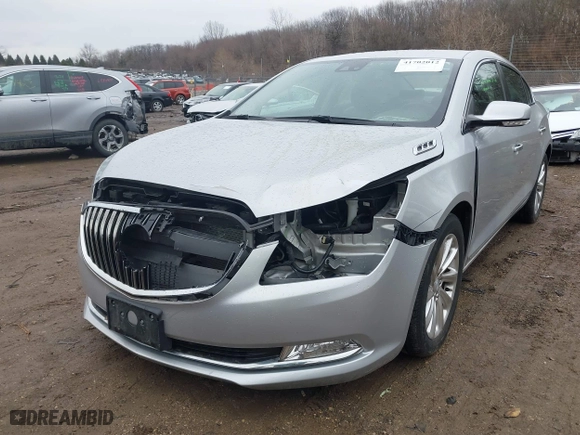 2014 Buick LaCrosse Leather with VIN 1G4GB5G35EF166374, listed as a IAAI auction lot 41702012 with 115,297 mi miles. Bid and sale history available at carsss.com. Image 18.