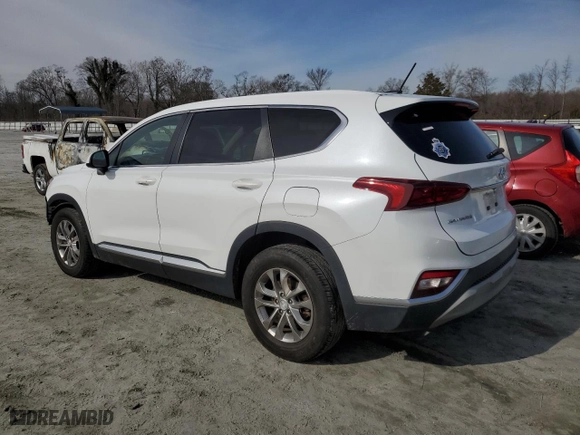 2019 Hyundai Santa Fe SE with VIN 5NMS2CAD5KH135547, listed as a Copart auction lot 45632655 with 108,317 mi miles and Salvage Title. Bid and sale history available at carsss.com. Image 2.