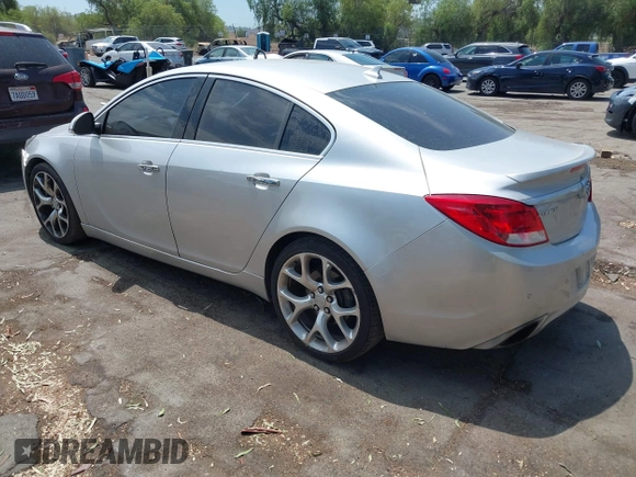 2013 Buick Regal GS with VIN 2G4GV5GV2D9185299, listed as a IAAI auction lot 42773213 with 76,163 mi miles and . Bid and sale history available at DreamBid. Image 3.