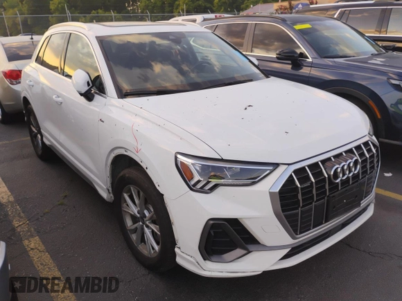 2023 Audi Q3 S line Premium with VIN WA1DECF34P1112062, listed as a IAAI auction lot 42806719 with 49,926 mi miles and . Bid and sale history available at DreamBid. Image 18.