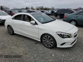 2018 Mercedes-Benz CLA 250 with VIN WDDSJ4EB1JN579906, listed as a Copart auction lot 48003845 with 93,765 mi miles and Salvage Title. Bid and sale history available at DreamBid. Image 4.