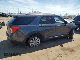2020 Ford Explorer Limited with VIN 1FMSK8FH9LGB95358, listed as a Copart auction lot 54142345 with 114,135 mi miles and Clean Title. Bid and sale history available at carsss.com. Image 3.
