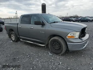 2010 Dodge Ram 1500 SLT with VIN 1D7RB1CP2AS132477, listed as a Copart auction lot 45764175 with 246,248 mi miles and Salvage Title. Bid and sale history available at carsss.com. Image 4.