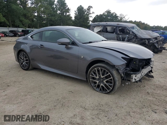 2017 Lexus RC 350 with VIN JTHSE5BC1H5008409, listed as a Copart auction lot 71920324 with 83,379 mi miles and Salvage title. Bid and sale history available at DreamBid. Image 4.