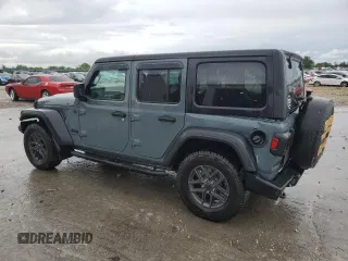 2024 Jeep Wrangler Sport с VIN 1C4PJXKN9RW214962, выставлен на аукционе Copart как лот 55745245 с пробегом 25 491 миль миль и Списание • Salvage title. История ставок и продаж доступна на DreamBid. Изображение 3.