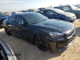2020 Kia Stinger GT2 with VIN KNAE55LC7L6071883, listed as a Copart auction lot 74814574 with 23,714 mi miles and Non Repairable. Bid and sale history available at carsss.com. Image 4.