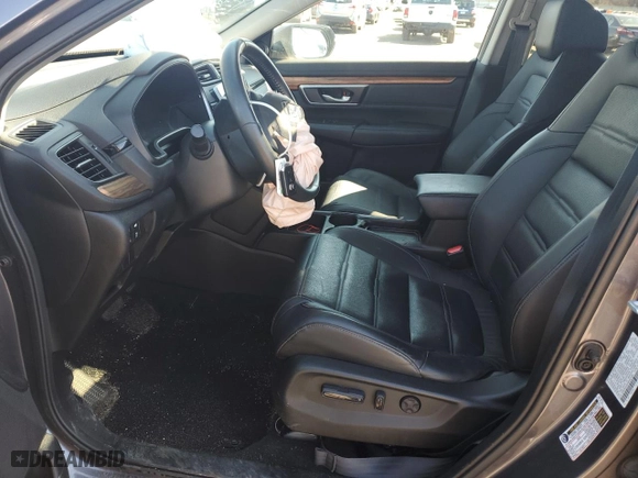 2021 Honda CR-V EX-L with VIN 2HKRW2H87MH621904, listed as a Copart auction lot 50693445 with 46,111 mi miles and Salvage Title. Bid and sale history available at carsss.com. Image 7.