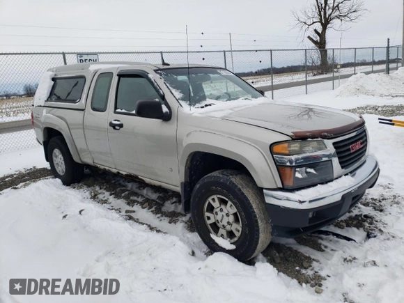 2008 GMC Canyon SLE1 with VIN 1GTDT19E788129685, listed as a Copart auction lot 87186044 with 237,086 mi miles and Clean Title. Bid and sale history available at carsss.com. Image 4.