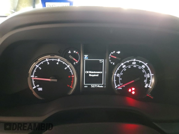 2022 Toyota 4Runner TRD Pro with VIN JTELU5JR6N5980836, listed as a Copart auction lot 63045125 with 52,714 mi miles and Salvage title. Bid and sale history available at DreamBid. Image 9.