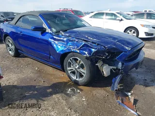 2014 Ford Mustang V6 with VIN 1ZVBP8EM2E5219886, listed as a IAAI auction lot 41689457 with 159,853 mi miles. Bid and sale history available at carsss.com. Image 6.