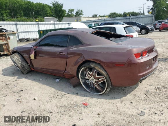 2011 Chevrolet Camaro 2LT with VIN 2G1FC1ED6B9123922, listed as a Copart auction lot 60401295 with 193,441 mi miles and Salvage title. Bid and sale history available at DreamBid. Image 2.