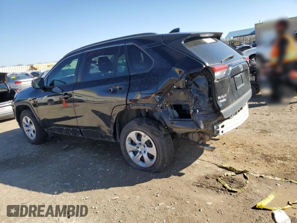 2019 Toyota RAV4 LE with VIN 2T3H1RFV5KC022308, listed as a Copart auction lot 49775905 with 76,704 mi miles and Salvage Title. Bid and sale history available at carsss.com. Image 2.