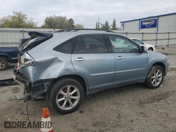 2009 Lexus RX 350 with VIN 2T2GK31U29C069945, listed as a Copart auction lot 49680185 with 248,237 mi miles and Salvage Title. Bid and sale history available at DreamBid. Image 3.