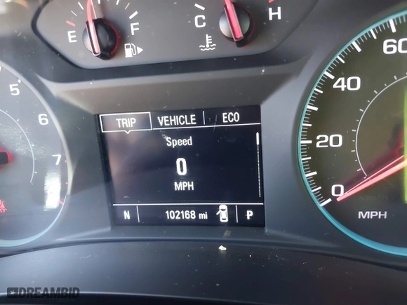 2020 Chevrolet Malibu RS with VIN 1G1ZG5ST5LF031178, listed as a IAAI auction lot 41765334 with 102,168 mi miles. Bid and sale history available at carsss.com. Image 7.