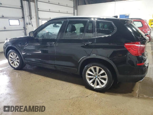 2017 BMW X3 xDrive28i with VIN 5UXWX9C30H0W70206, listed as a Copart auction lot 48616615 with 147,545 mi miles and Clean Title. Bid and sale history available at DreamBid. Image 2.