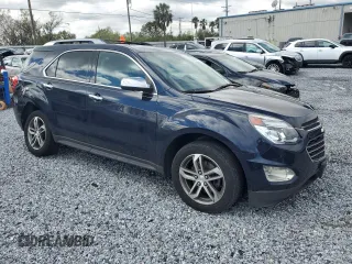 2017 Chevrolet Equinox Premier with VIN 2GNFLGE36H6106931, listed as a Copart auction lot 46867175 with 121,306 mi miles and Salvage Title. Bid and sale history available at carsss.com. Image 4.