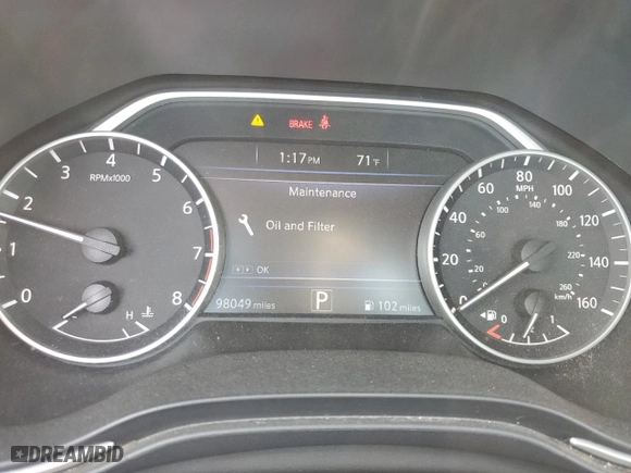 2016 Nissan Maxima 3.5 SV with VIN 1N4AA6AP9GC375562, listed as a Copart auction lot 50319895 with 98,049 mi miles and Salvage Title. Bid and sale history available at carsss.com. Image 9.