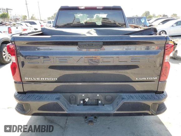 2023 Chevrolet Silverado 1500 Custom with VIN 3GCPDBEKXPG132407, listed as a Copart auction lot 57454865 with 64,832 mi miles and Salvage Title. Bid and sale history available at DreamBid. Image 6.