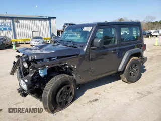 2024 Jeep Wrangler Sport with VIN 1C4PJXAN0RW366873, listed as a Copart auction lot 47358395 with 10,933 mi miles and Salvage title. Bid and sale history available at DreamBid. Image 1.