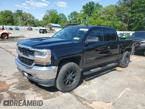 2016 Chevrolet Silverado 1500 LT with VIN 3GCUKREC4GG110641, listed as a Copart auction lot 52310425 with 156,968 mi miles and Salvage Title. Bid and sale history available at DreamBid. Image 1.